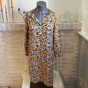 Vintage Silk Floral Tunic